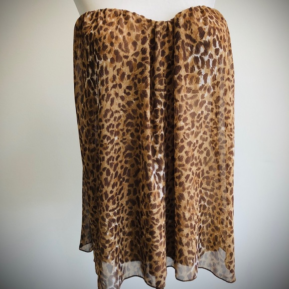 Leopard halter/strapless Top - Picture 7 of 8